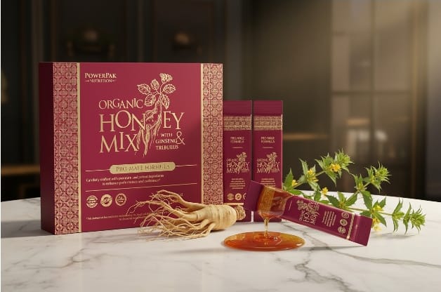 PowerPak Organic Honey Mix Pro-Male – Complément naturel énergie & vitalité masculine (12 sticks bio) – Image 6