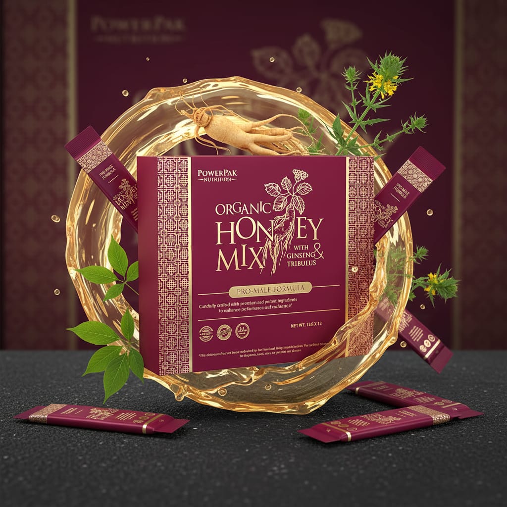 PowerPak Organic Honey Mix Pro-Male – Complément naturel énergie & vitalité masculine (12 sticks bio) – Image 9