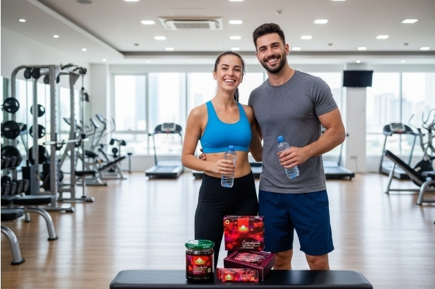 sportifs couple heureux Macun epimedium