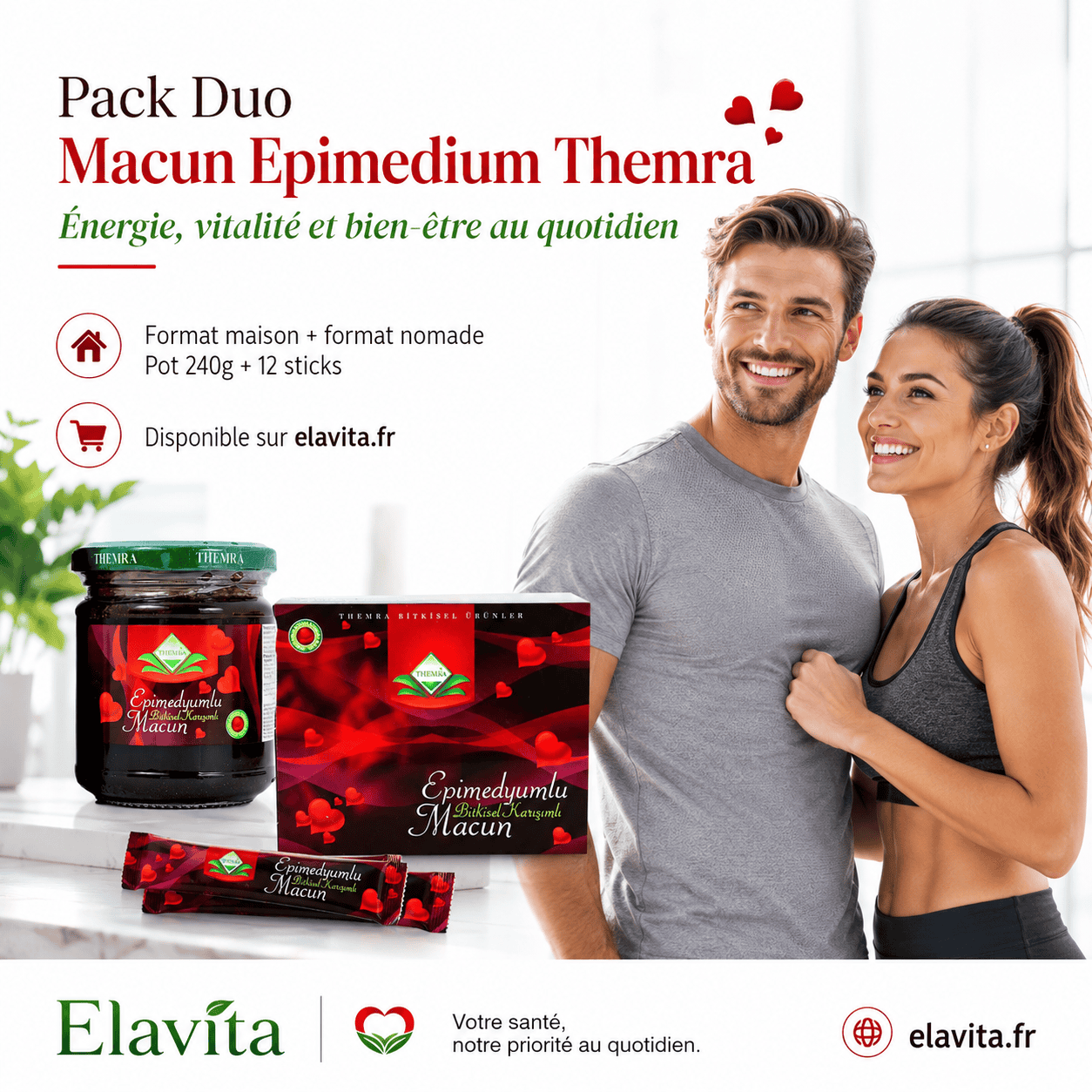 Visuel de présentation du Pack Duo Macun Epimedium Themra