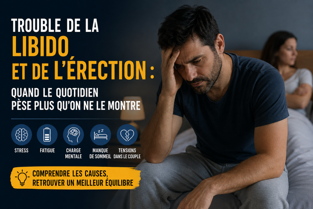 Trouble de la libido et de l’érection : quand le quotidien pèse plus qu’on ne le montre